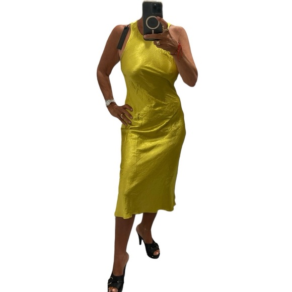 House of Harlow 1960 Sleeveless Tie Back Slip Midi Dress.Size M - Picture 1 of 12
